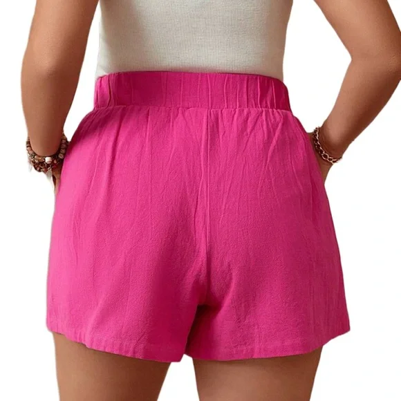 💕 PLUS Hot Pink Shorts 💕 - Picture 2 of 6